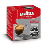 Lavazza A Modo Mio Qualita Rossa , 36 Coffee Capsules, with Chocolate and Dried Fruit Notes, Arabica and Robusta, Intensity 10/13, Medium Roasting, 1 Pack of 36 coffee pods