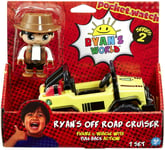 Ryan's World OFF ROAD CRUISER Figure & Vehicle Car with Pull Back Action Playset