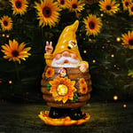 Statue Jardin Exterieur, Linkax Nains DéCoration de Jardin pour L'ExtéRieur, Terrasse, Balcon, Cadeaux d'anniversaire pour Maman, Grand-MèRe, Femmes