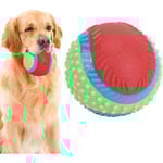Hundleksak Boll, Giftfri Bitresistent Gummi Rengöring Tugga Boll Träning Leksak Boll för Stora/Mellanstora/Små Hundar