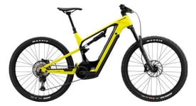 Vtt electrique tout suspendu cannondale moterra neo carbon 2 shimano slx xt 12v 750 wh 29   jaune highlighter l   172 182 cm