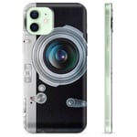 MTP Products iPhone 12 TPU-deksel - Retro Kamera