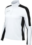 Nike W NK DF Acd23 Dril Top BD Haut, Blanc/Noir, XL Femme