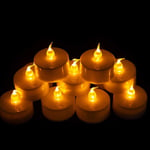 LED Tea Lights LED Flameless Candles, 24Pcs Realistic Battery Operated Fake Candle with Warm White Light,for Valentines Day, Christmas, Halloween, Birthday Decoration(Batteries Included)