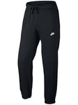 Nike M NSW Pant CF FLC Club Pantalon Homme, Noir/Blanc, XS