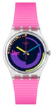 Swatch SO28K111 NEON PINK PODIUM (34mm) Multi-Coloured Dial Watch