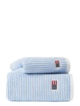 Original Towel White/Blue Striped Home Textiles Bathroom Textiles Towels Blue Lexington Home