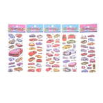 5 Sheets Mini Car Scrapbooking Stickers Bubble Puffy Re 0