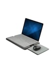 Lap Desk - For 13" / 15" Laptops - Retractable Mouse Pad Tray notebook pad