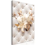Billede - Diamond Lilies (1 Part) Vertical - 60 x 90 cm - På italiensk lærred