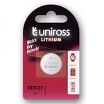 Uniross Lithium CR2032 1-pack