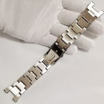 Bracelet Montre En Acier Inoxydable Accessoires De Réparation Compatible Casio G-Shock Gst-W300/400g/B100/S310 (Argent)