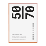 Paper Collective - Frame Orange 50x70