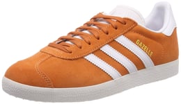 adidas Men's Gazelle Gymnastics Shoes, Orange (Easy Orange/FTWR White/Crystal White Easy Orange/FTWR White/Crystal White), 8 UK