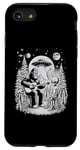 iPhone SE (2020) / 7 / 8 Alien Funny Bigfoot Play Guitar with Alien Cute UFO Bigfoot Case