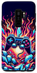 Coque pour Galaxy S9+ Manette de jeu Fire And Ice Cool Gamer