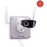 Ultra Secure - Contrôleur 4G IP65 + Caméra 4K / Détection intelligente / Grand angle / Vision nocturne 30m + Carte sd (UltraCAM)