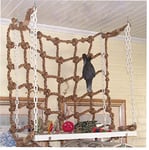 Climbing Net For Parrot Pets Bird Cage Toy Game Hanging Rope With Buckles Swing Ladder Parakeet Budgie Play Gym Toys