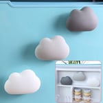 1pc Suction Cup Cloud Shaped Fridge Refrigerator Deodorant Box A Gray