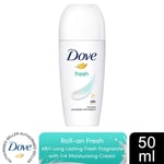 Dove Fresh Roll On AntiPerspirant up to 48H of Sweat & Odour Protection, 50ml