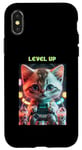 Coque pour iPhone X/XS Niveau joueur Boba : aventure de jeu Kawaii Baby Cat