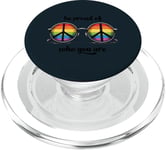 Fier de qui tu es LGBT - Self Love Gay Ally LGBT Pride Month PopSockets PopGrip pour MagSafe