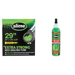 Slime - 29 x 1.85-2.20 Inch Non Toxic Eco Friendly Self Sealing Bicycle Inner Tube with a Presta Valve for 29 Inch Wheels & 10015 Bike Tube Puncture Repair Sealant, Prevent and Repair, 237 mL