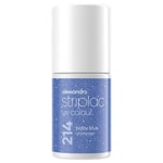 Alessandro Naglar Striplac UV Colour UV Nagellack 214 Baby Blue - shimmer 6,5 ml ()