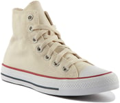 Converse 159484 CtAs Hi Unisex High Top Trainers In Natural Size UK 3 - 12