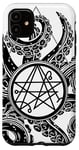 iPhone 11 Geometric Lovecraftian Necronomicon Sigil & Black Tentacles Case