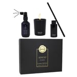 Luxury Fragrance Aventus Reed Diffuser Gift Set 65g Candle 100ml Room Spray