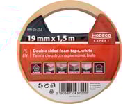 Expert White Sided Foam Tape 19 Mm X 1,5 M [Expert] - 1Shot