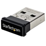 StarTech.com USB Bluetooth 5.0-adapter, USB Bluetooth-dongel för PC/dator/bärbar dator/tangentbord/mus, BT 5.0-adapter för headset, Mini USB Bluetooth-mottagare, Windows/Linux