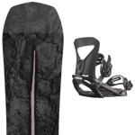 SALOMON Pack snowboard Salomon Craft Black/white/purple 25 + Fixations Homme Noir / Violet taille 157W 2025