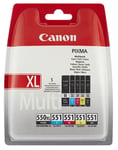 Genuine Canon PGI-550XL & CLI-551 Ink Cartridges PIXMA MG5550 MG6450 MG7150 BNIB