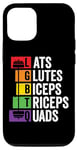 Coque pour iPhone 13 LGBTQ Haltérophilie Latéraux Fessiers Biceps Triceps