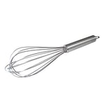 Balloon Egg Beater Whisk,Nourich Hand Mixer - Stainless Steel Frother/Foamer Whisk Mixer/Cooking Tool Handle for Stirrer Blender/for Egg Milk Batter Beater Coffee Cake Pancake