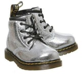 NEW!! Dr Martens TODDLER 1460 I Silver Crinkle Metallic Size UK 3 (EUR 19)