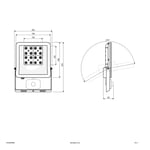 EVN Panthera -kohdevalaisin ulos, IP44 30W 4 000 K