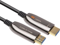Cabletime Optisk Kabel Hdmi - Hdmi, Aoc, 8K, 60Hz, 100M, 48Gbps, 2.1 Ver
