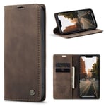 CASEME Plånboksfodral iPhone 15 - Coffee Mörkbrun