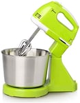 Food Stand Mixer for Baking 7 Speeds Kitchen Electric Cake Mixer 1000W Dough Maker with 2L Mixing Bowl, Dough Hook, Wire Whip, Beater and Splash Guard Cover