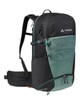 VAUDE Hiking Backpack Wizard in black/green 30+4L, Water-Resistant Backpack for Women & Men, Comfortable Trekking Backpack with Well-Designed Carrying System & Practical Compartmentalization