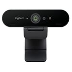 Logitech Business ULTRA HD PRO BUSINESS WEBCAM 4K Premium Webcam with HDR and Windows®, 13 Mega Pixels, 1080p/60fps Ultra Fast Streaming, Adjustable Field of View, 5X Zoom, Black