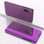 Hülle® Plating Flip Mirror Case for Xiaomi Mi 9 Pro/Xiaomi Mi 9 Pro 5G (Glamour Purple)