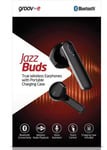 Groov-e JAZZ BUDS, True Wireless Headphones In-Ear Earphones Earbuds Black