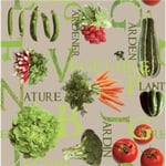 Symaskinsexperten Grönsaker Beige-grön