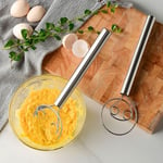 Kitchen Tool Eggs Smooth Danish Dough Whisk Mixing Rod Coil Mixer Blender