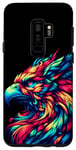 Coque pour Galaxy S9+ Illustration animale griffin cool esprit tie-dye art