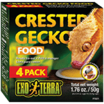 Crested Gecko Food - Ready-To-Eat Food Mash 4-pakning 50g - Reptil - Reptilfôr og reptilmat - Annet reptilfôr - Exoterra